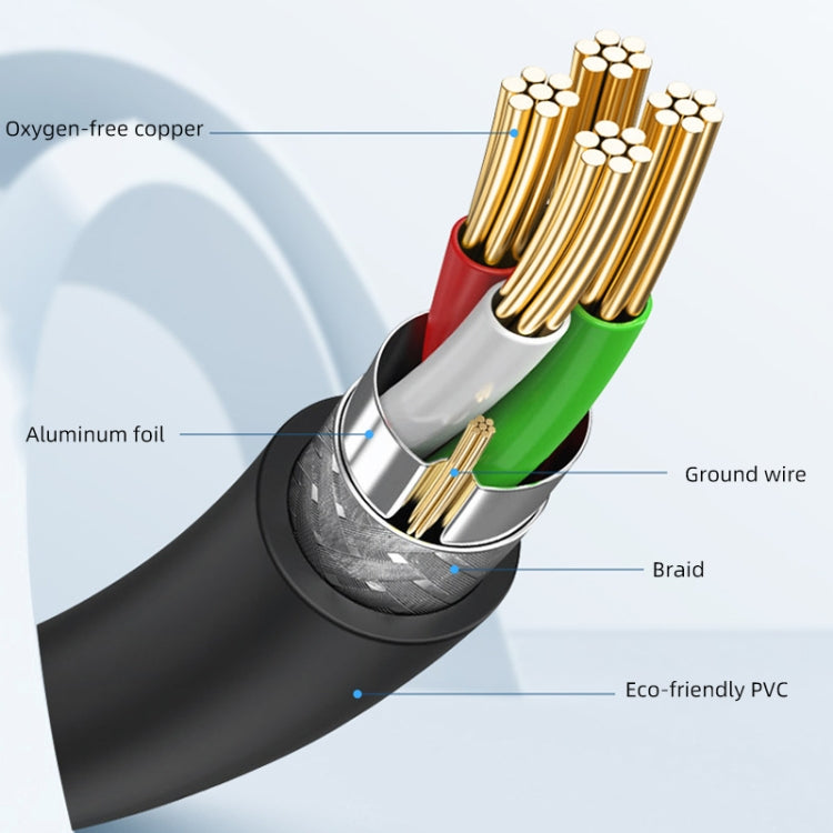 3 PCS Jasoz USB Printing Data Cable Oxygen-Free Copper Core, Cable Length: 5m - USB Cable by PMC Jewellery | Online Shopping South Africa | PMC Jewellery | Buy Now Pay Later Mobicred