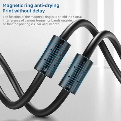 3 PCS Jasoz USB Printing Data Cable Oxygen-Free Copper Core, Cable Length: 5m - USB Cable by PMC Jewellery | Online Shopping South Africa | PMC Jewellery | Buy Now Pay Later Mobicred