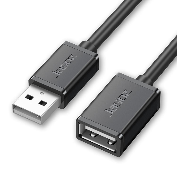 Jasoz USB Male to Female Oxygen-Free Copper Core Extension Data Cable, Colour: Black 10m - USB Cable by PMC Jewellery | Online Shopping South Africa | PMC Jewellery | Buy Now Pay Later Mobicred