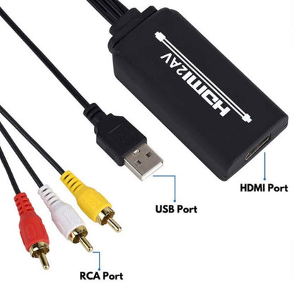 RL-HTAL1 HDMI to AV Converter Specification： Male to Male Confinement - Converter by PMC Jewellery | Online Shopping South Africa | PMC Jewellery | Buy Now Pay Later Mobicred