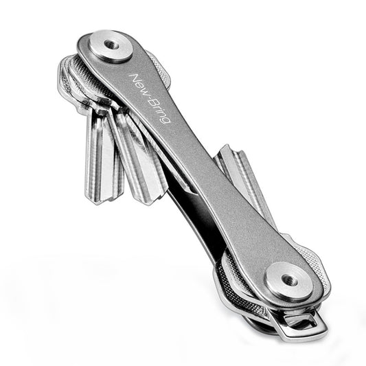 New Bring Mini Keychain Emergency Tool Multifunctional Portable Car Accessories Metal Key Storage Device(Gray Lengthening) - Key Rings by PMC Jewellery | Online Shopping South Africa | PMC Jewellery | Buy Now Pay Later Mobicred