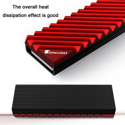 Jonsbo M.2-3 Solid State Radiator For NVME/SSD(Red) - Fan Cooling by Jonsbo | Online Shopping South Africa | PMC Jewellery