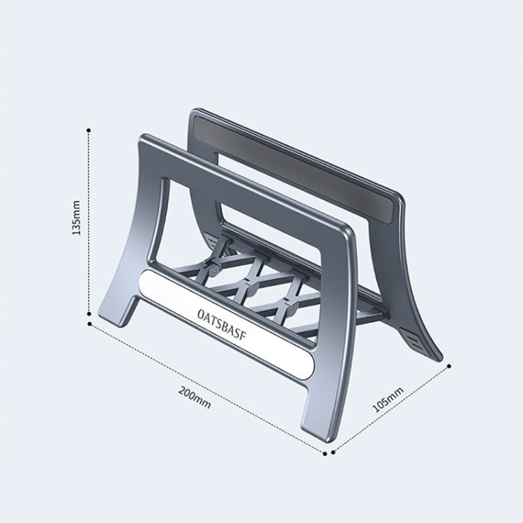 Oatsbasf 03671 Multifunctional Computer Tablet Cellphone Storage Bracket, Colour: Simple Version (Black) - free shipping - PMC Jewellery - Order now!