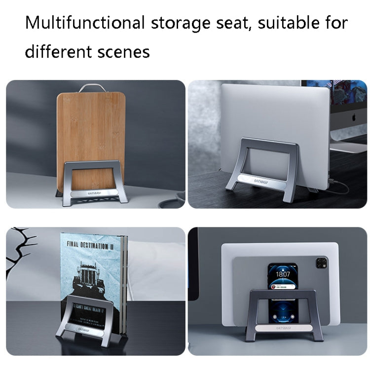 Oatsbasf 03671 Multifunctional Computer Tablet Cellphone Storage Bracket, Colour: Simple Version (Black) - free shipping - PMC Jewellery - Order now!