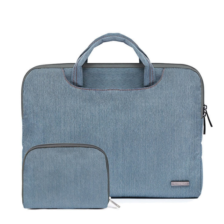 LiSEN LS-116 Simple Laptop Bag Business Laptop Liner Bag, Size: 11.6 inch(Snowflake Nylon Light Blue) - Other by LiSEN | Online Shopping South Africa | PMC Jewellery | Buy Now Pay Later Mobicred