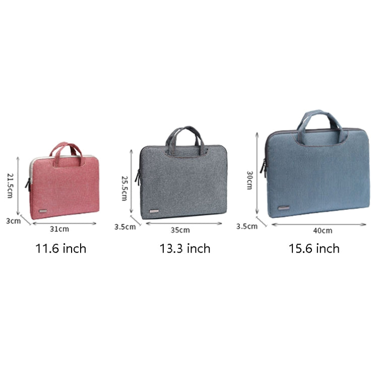 LiSEN LS-116 Simple Laptop Bag Business Laptop Liner Bag, Size: 11.6 inch(Canvas Vintage Pattern Pink) - Other by LiSEN | Online Shopping South Africa | PMC Jewellery | Buy Now Pay Later Mobicred