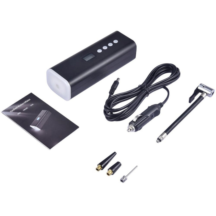 H68 Handheld Mini Wireless Smart Car Inflator Pump Portable Multifunctional Tire Air Pump(Black) - Inflatable Pump by PMC TechLife | Online Shopping South Africa | PMC TechLife
