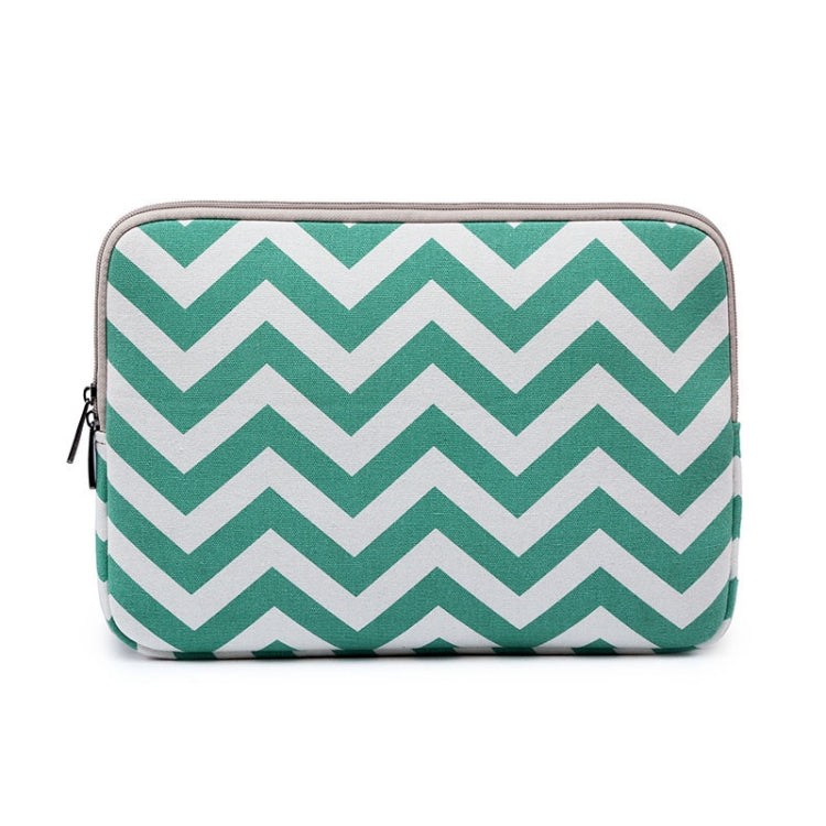 LiSEN LS-525 Wavy Pattern Notebook Liner Bag, Size: 11.6 inches(Light Green) - Other by LiSEN | Online Shopping South Africa | PMC Jewellery | Buy Now Pay Later Mobicred