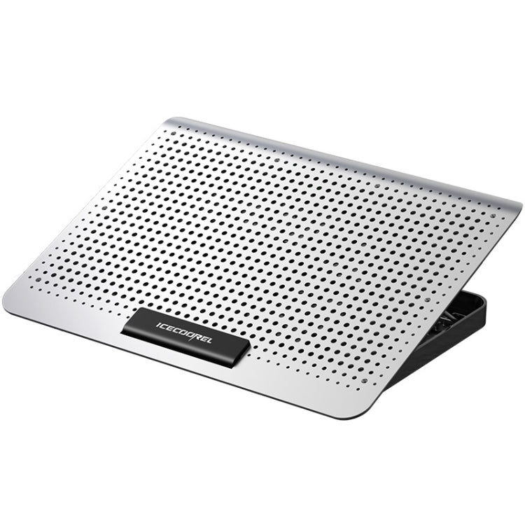 ICE COOREL Laptop Aluminum Alloy Radiator Fan Silent Notebook Cooling Bracket, Colour: Space Silver - Cooling Pads by ICE COOREL | Online Shopping South Africa | PMC Jewellery | Buy Now Pay Later Mobicred