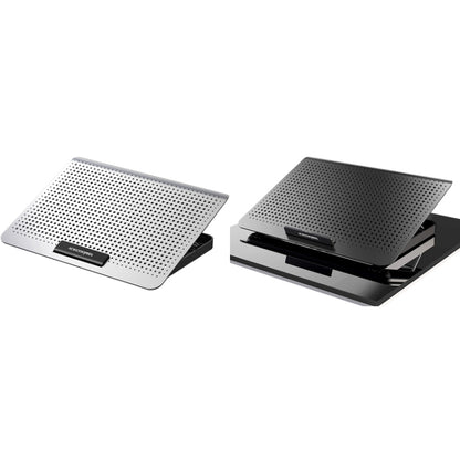 ICE COOREL Laptop Aluminum Alloy Radiator Fan Silent Notebook Cooling Bracket, Colour: Six-Fan Space Silver - Cooling Pads by ICE COOREL | Online Shopping South Africa | PMC Jewellery | Buy Now Pay Later Mobicred