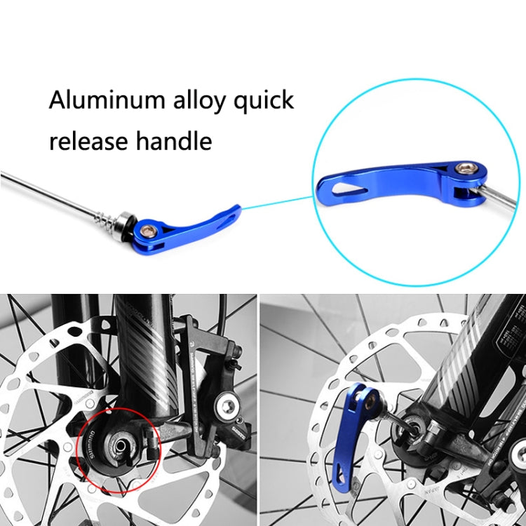3 Sets BG-M5147 Mountain Bike Hub With Long Quick Release Lever(Gold) - Quick Release by PMc TechLife | Online Shopping South Africa | PMc TechLife | Buy Now Pay Later Mobicred