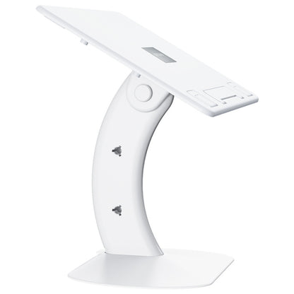 Oatsbasf 03363 Laptop Heightening Bracket Multifunctional Portable Foldable Desktop Stand(White) - Laptop Stand by Oatsbasf | Online Shopping South Africa | PMC Jewellery | Buy Now Pay Later Mobicred