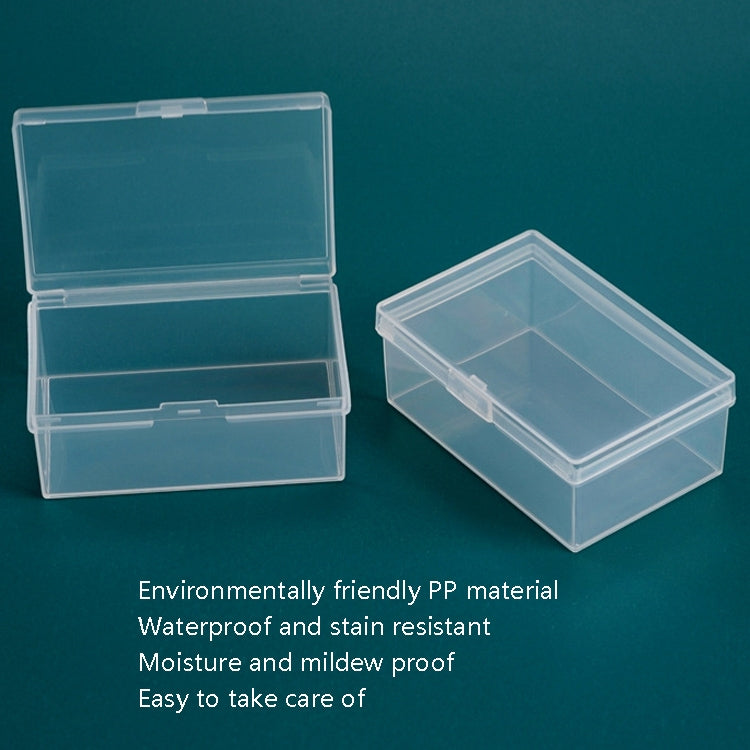 20 PCS Rectangular Transparent Storage Box Plastic Universal Packaging Box With Cover Parts Accessories Storage Box - Storage Boxes by PMC TechLife | Online Shopping South Africa | PMC TechLife | Buy Now Pay Later Mobicred