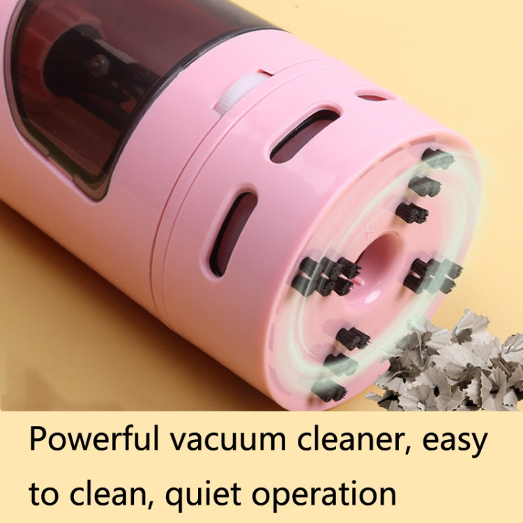 XCQ-01 Multifunctional Desktop Vacuum Cleaner with Pencil Sharpener Function(White) - Mini Vacuum Cleaner by PMC Jewellery | Online Shopping South Africa | PMC Jewellery | Buy Now Pay Later Mobicred