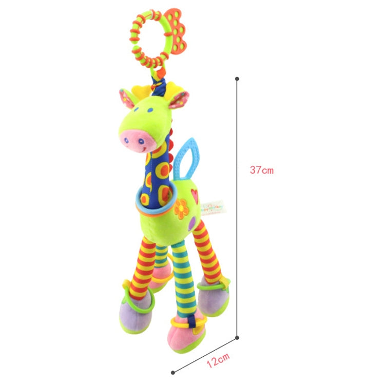 Baby Carriage Hanging Toy 0-1 Year Old Bell Teether Giraffe Bed Bell(Green) - Strollers Accessories by PMC Jewellery | Online Shopping South Africa | PMC Jewellery | Buy Now Pay Later Mobicred