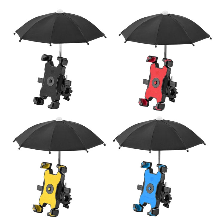 CYCLINGBOX Bicycle Mobile Phone Bracket With Parasol Rider Mobile Phone Frame, Style: Handlebar Installation (Bue) - Holders by CYCLINGBOX | Online Shopping South Africa | PMC TechLife | Buy Now Pay Later Mobicred