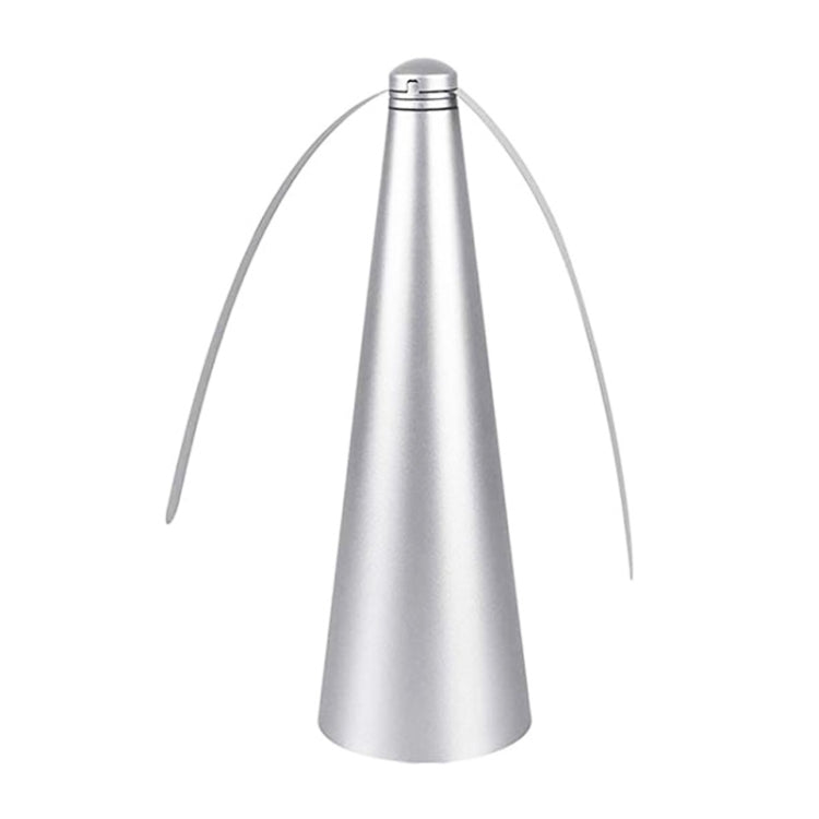 Outdoor Multi-Function Fan Leaf Fly Repeller Automatic Fly Trap Mosquito Repellent Fan(Silver) - Repellents by PMC TechLife | Online Shopping South Africa | PMC TechLife | Buy Now Pay Later Mobicred