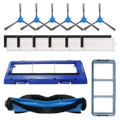 15 PCS/Set Sweeper Accessories For Eufy 11S / RoboVac / 30 / Eufy / 30C / 15C(Blue) - Other Accessories by PMC Jewellery | Online Shopping South Africa | PMC Jewellery | Buy Now Pay Later Mobicred