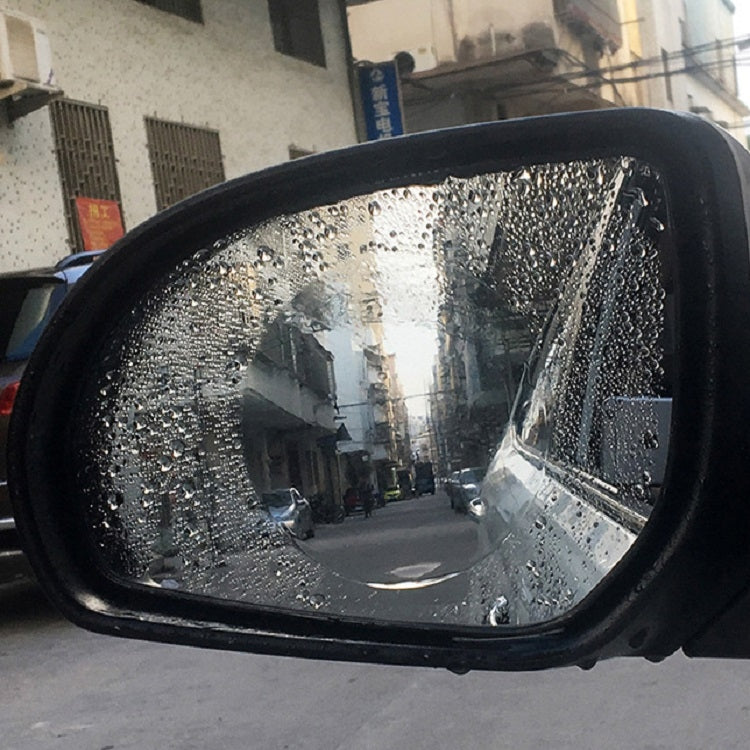 2pcs /Set Rainproof Anti-Fog And Anti-Reflective Film For Car Rearview Mirror Round 80mm(Transparent) - Auto Film by PMC Jewellery | Online Shopping South Africa | PMC Jewellery | Buy Now Pay Later Mobicred