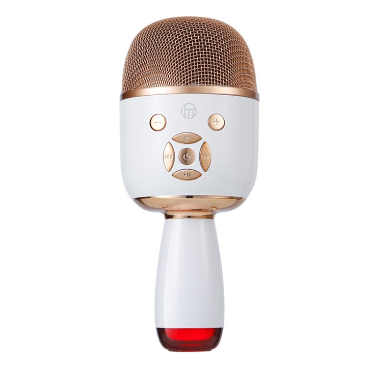 K58 Home Bluetooth Wireless Microphone With Lamp Mobile Phone K Song Children Microphone Audio(White) - Microphone by PMC Jewellery | Online Shopping South Africa | PMC Jewellery | Buy Now Pay Later Mobicred