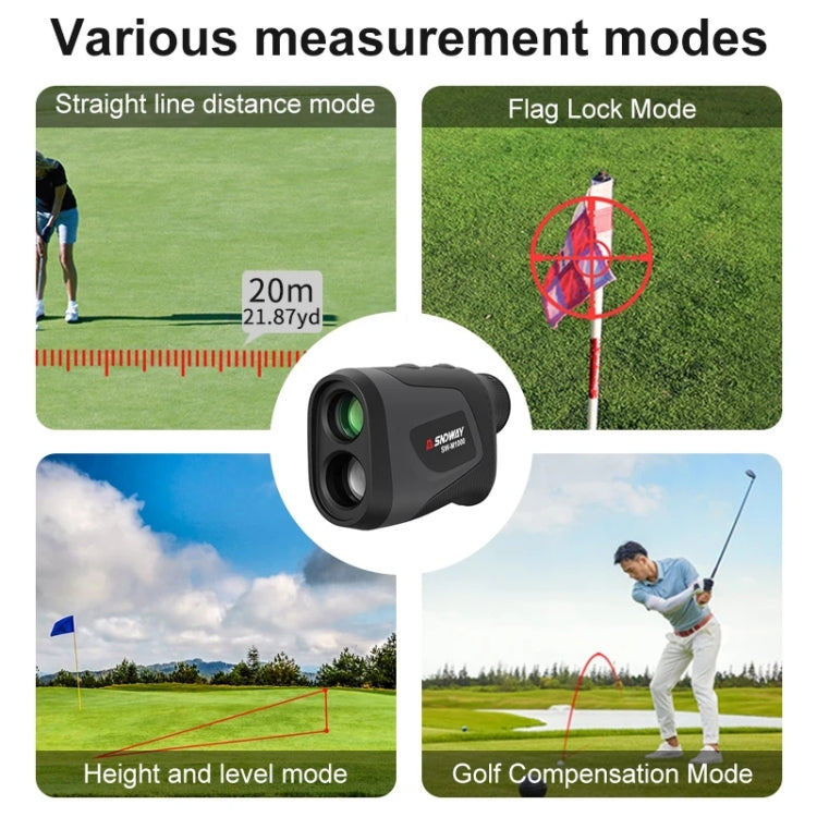 SNDWAY Telescope Golf Rangefinder Handheld Outdoor Altitude Angle Rangefinder, Model: SW-M500 500m - Laser Rangefinder by SNDWAY | Online Shopping South Africa | PMC Jewellery | Buy Now Pay Later Mobicred