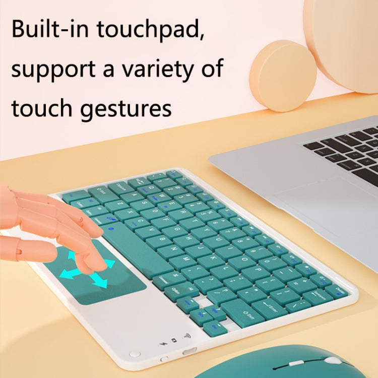 871 9.7 Inch Portable Tablet Bluetooth Keyboard With Touchpad + Mouse Set for iPad(Black + Mouse) - Universal by PMC TechLife | Online Shopping South Africa | PMC TechLife