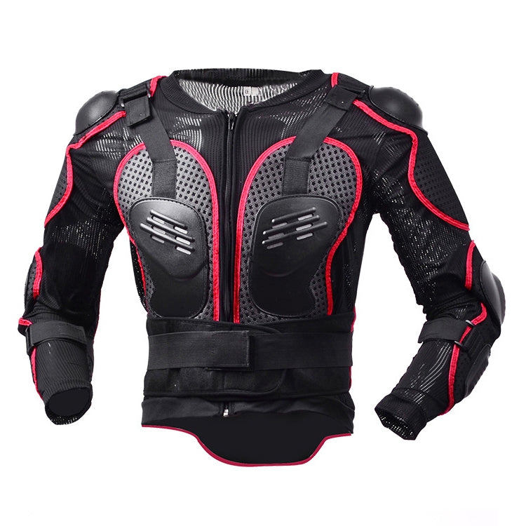 GHOST RACING F060 Motorcycle Armor Suit Riding Protective Gear Chest Protector Elbow Pad Fall Protection Suit, Size: XXXL(Red) - Protective Gear by GHOST RACING | Online Shopping South Africa | PMC Jewellery | Buy Now Pay Later Mobicred