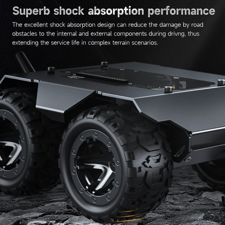 Waveshare WAVE ROVER Flexible Expandable 4WD Mobile Robot Chassis, Onboard ESP32 Module(UK Plug) - Robotics Accessories by Waveshare | Online Shopping South Africa | PMC Jewellery | Buy Now Pay Later Mobicred