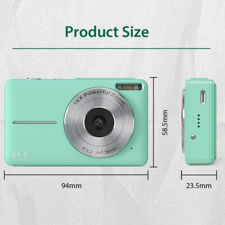 DC403L-AF 2.4-Inch 16X Zoom HD Digital Camera Mini Children Photography Camera AU Plug(Green) - Children Cameras by PMC Jewellery | Online Shopping South Africa | PMC Jewellery | Buy Now Pay Later Mobicred