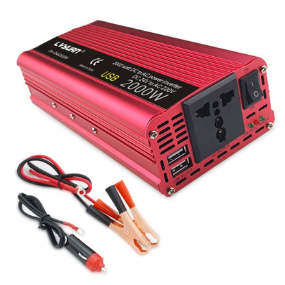 LVYUAN Car Inverter Dual USB Power Converter, Specification: 24V to 220V 2000W - Modified Square Wave by PMC Jewellery | Online Shopping South Africa | PMC Jewellery | Buy Now Pay Later Mobicred