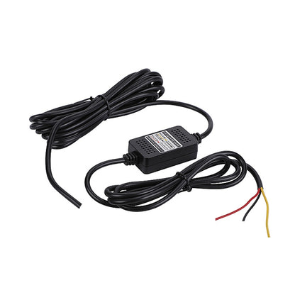 H516 Recording Step-down Line Shrinkage Video Car Charger Line Parking Monitoring Three-Core Power Cord, Model: Without Fuse(Mini Left Elbow) - Cables & Connectors by PMC Jewellery | Online Shopping South Africa | PMC Jewellery | Buy Now Pay Later Mobicred