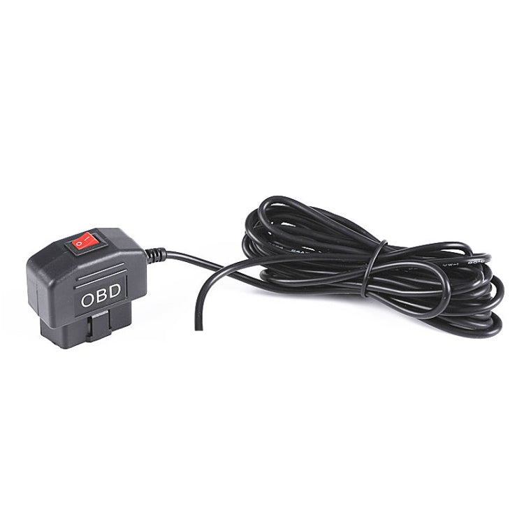 H508 OBD Car Charger Driving Recorder Power Cord 12/24V To 5V With Switch Low Pressure Protection Line, Specification: Mini Straight - Cables & Connectors by PMC Jewellery | Online Shopping South Africa | PMC Jewellery | Buy Now Pay Later Mobicred