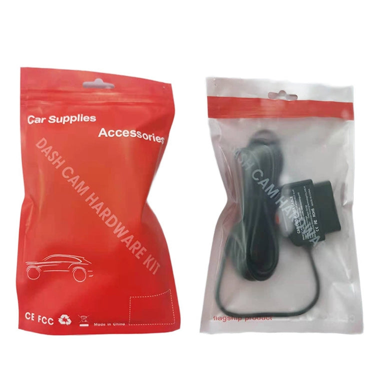 H508 OBD Car Charger Driving Recorder Power Cord 12/24V To 5V With Switch Low Pressure Protection Line, Specification: Mini Right Elbow - Cables & Connectors by PMC Jewellery | Online Shopping South Africa | PMC Jewellery | Buy Now Pay Later Mobicred