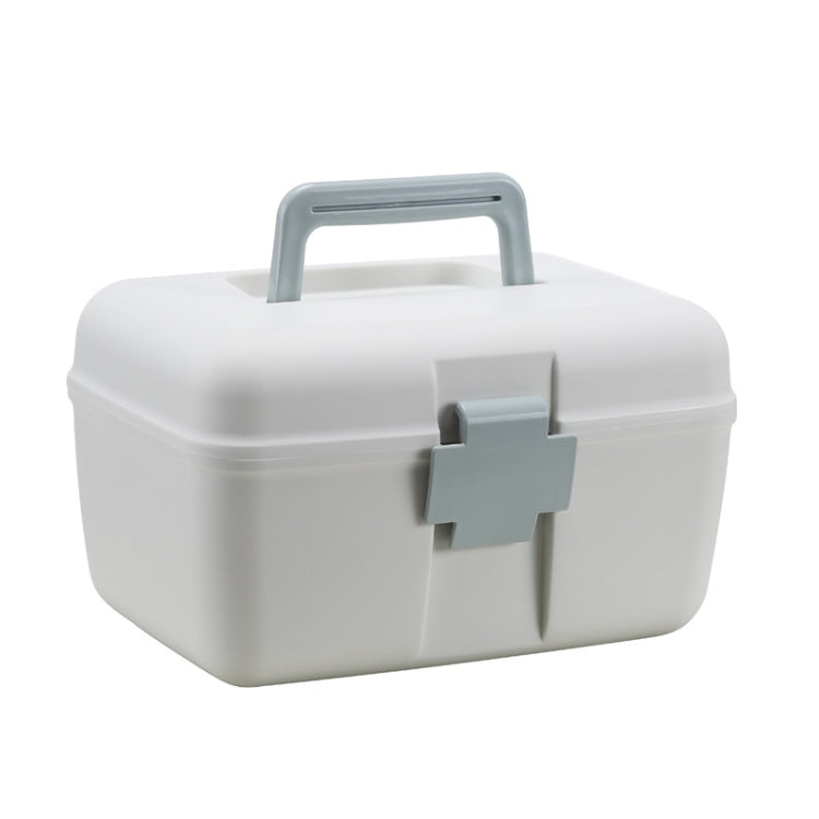 Household Sealed And Divided Double-Layer Portable Medicine Box(Blue) - free shipping - PMC TechLife - Order now!