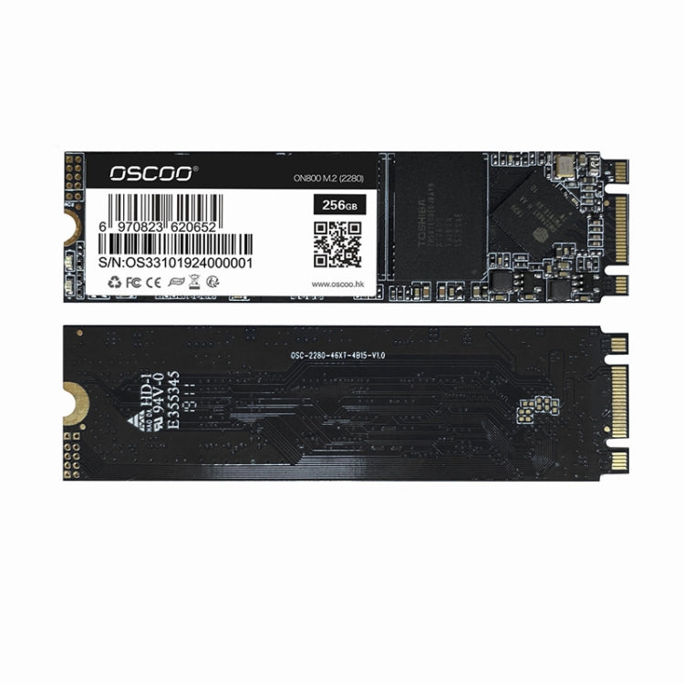 OSCOO ON800 M2 2280 Laptop Desktop Solid State Drive, Capacity: 256GB - Solid State Drives by OSCOO | Online Shopping South Africa | PMC Jewellery | Buy Now Pay Later Mobicred