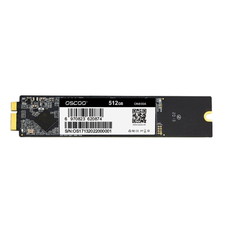 OSCOO ON800A SSD Computer Solid State Drive for Macbook, Capacity: 512GB - Solid State Drives by OSCOO | Online Shopping South Africa | PMC Jewellery | Buy Now Pay Later Mobicred