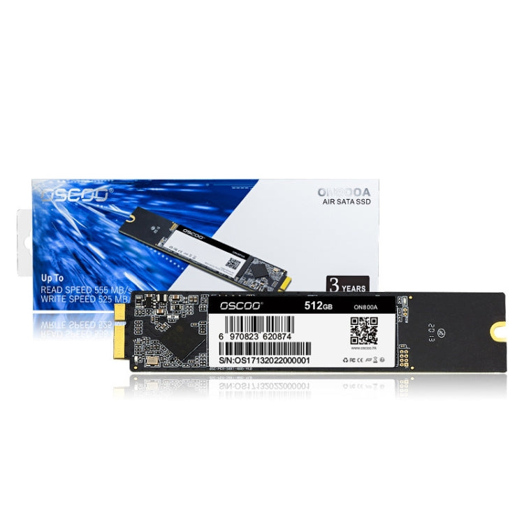 OSCOO ON800A SSD Computer Solid State Drive for Macbook, Capacity: 512GB - Solid State Drives by OSCOO | Online Shopping South Africa | PMC Jewellery | Buy Now Pay Later Mobicred