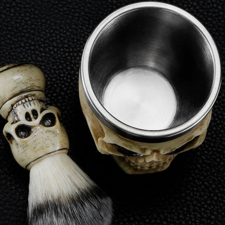 Skull Cleansing Shaving and Foaming Tools, Color Classification: Beard Brush Golden - free shipping - PMC TechLife - Order now!