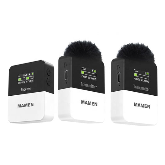 MAMEN KT-W1 Live Single-Reverse Camera Microphone, Specification: 2 in 1 - Camera Microphone by MAMEN | Online Shopping South Africa | PMC Jewellery | Buy Now Pay Later Mobicred