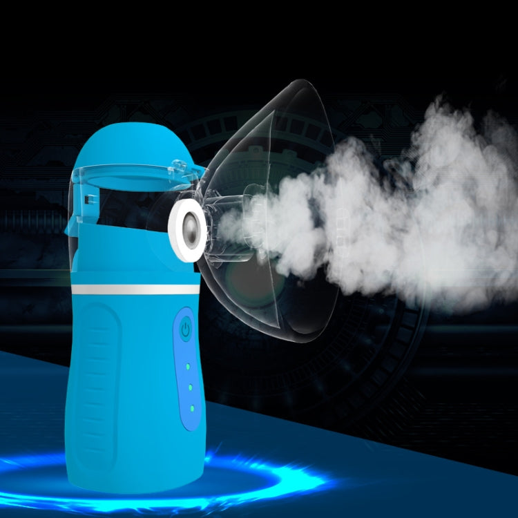 N5S Portable Handheld Micro-Network Atomizer(Blue + Blue) - free shipping - PMC TechLife - Order now!