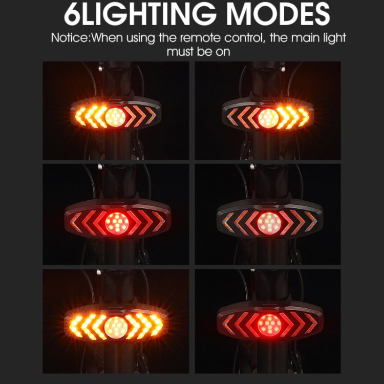 WEST BIKING Bicycle Remote Control Tail Light With Horn Tone(Black) - Taillights by WEST BIKING | Online Shopping South Africa | PMC TechLife | Buy Now Pay Later Mobicred