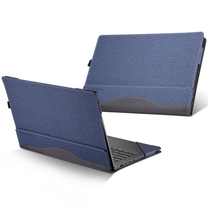 Laptop PU Leather Protective Case For Lenovo Yoga 520-14(Blue) - 14.1 inch by PMC Jewellery | Online Shopping South Africa | PMC Jewellery | Buy Now Pay Later Mobicred