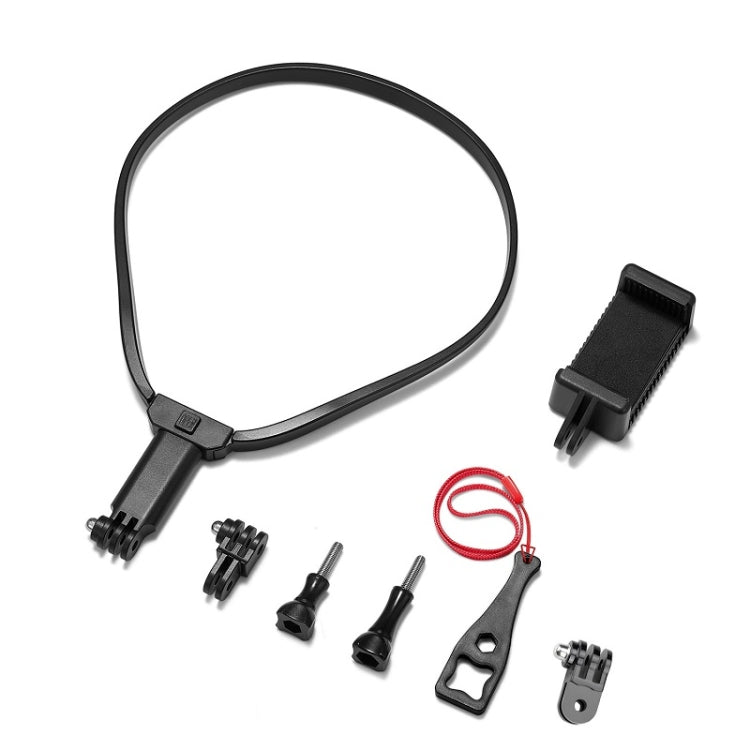 Action Camera Neck-hanging Bracket(Black) - Holder by PMC Jewellery | Online Shopping South Africa | PMC Jewellery | Buy Now Pay Later Mobicred