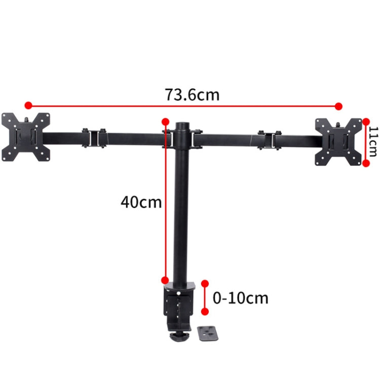 Desktop Lifting Monitor Stand Bracket Double Screen Table Clip - TV Brackets & Mounts by PMC Jewellery | Online Shopping South Africa | PMC Jewellery | Buy Now Pay Later Mobicred