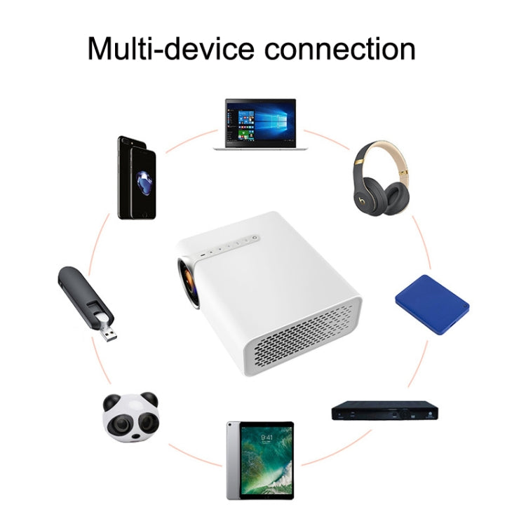 YG530 Home LED Small HD 1080P Projector, Specification: UK Plug(Black) - LED Projector by PMC TechLife | Online Shopping South Africa | PMC TechLife | Buy Now Pay Later Mobicred