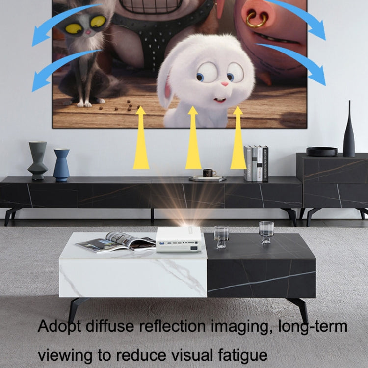 YG530 Home LED Small HD 1080P Projector, Specification: UK Plug(Black) - LED Projector by PMC TechLife | Online Shopping South Africa | PMC TechLife | Buy Now Pay Later Mobicred