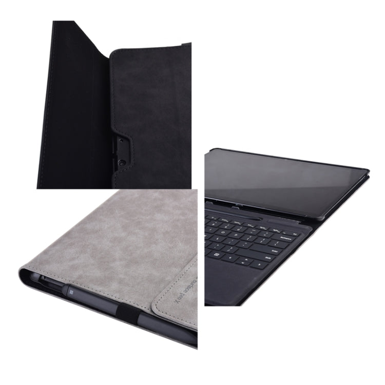 13 inch Leather Tablet Protective Case For Microsoft Surface Pro X, Color: Dark Blue - 13.3 inch by PMC Jewellery | Online Shopping South Africa | PMC Jewellery | Buy Now Pay Later Mobicred