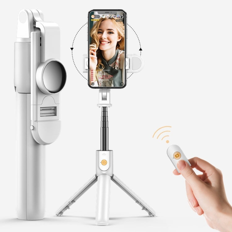 Mobile Phone Bluetooth Selfie Stick Live Bracket, Specification: K10S (With Fill Light White) - Selfie Sticks by PMC Jewellery | Online Shopping South Africa | PMC Jewellery | Buy Now Pay Later Mobicred