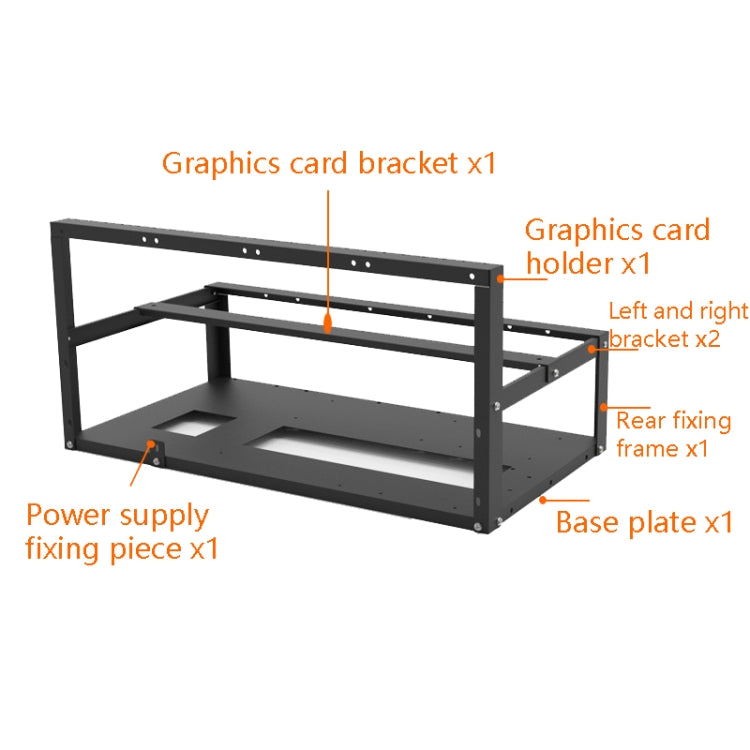 6K500 6 Graphics Card Holder Single Power - Caddies & Enclosures by PMC Jewellery | Online Shopping South Africa | PMC Jewellery | Buy Now Pay Later Mobicred