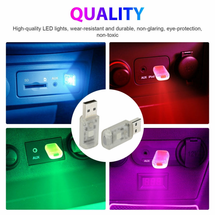 USB Car Internal Atmosphere Light(K6 Sound Control Single Lamp) - Atmosphere lights by PMC TechLife | Online Shopping South Africa | PMC TechLife | Buy Now Pay Later Mobicred